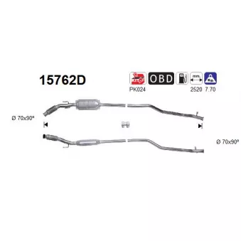 Catalyseur AS 15762D