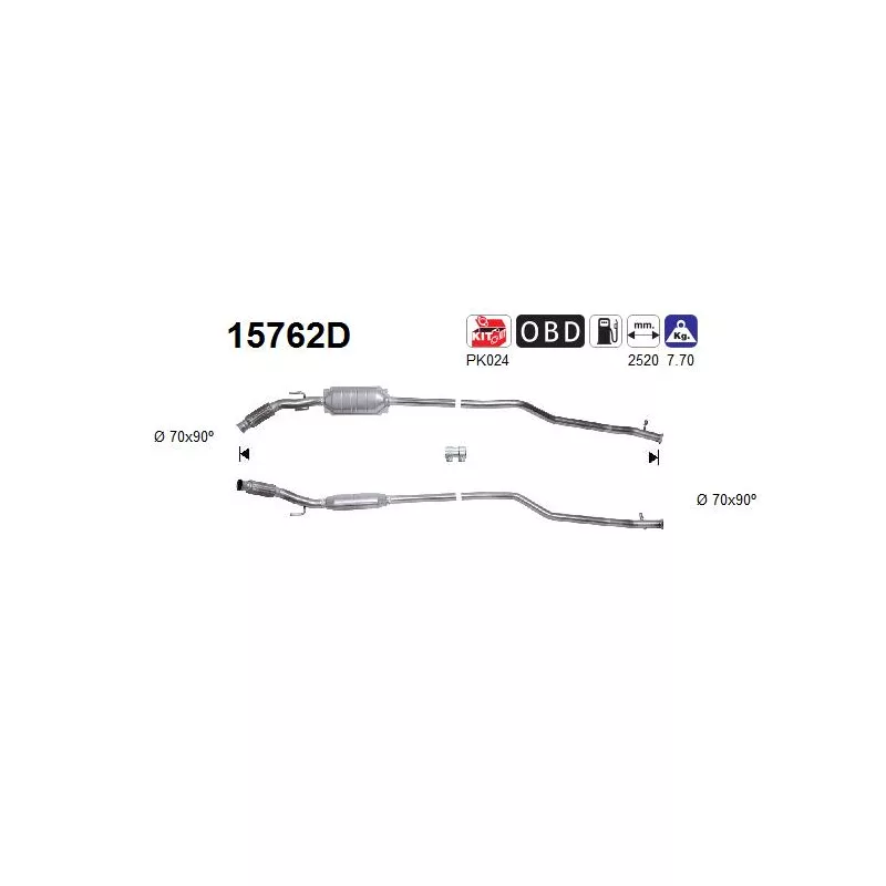 Catalyseur AS 15762D