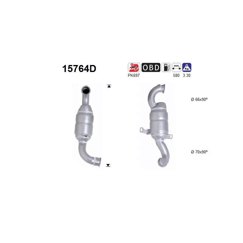 Catalyseur AS 15764D