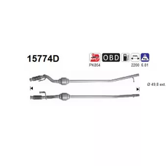 Catalyseur AS 15774D
