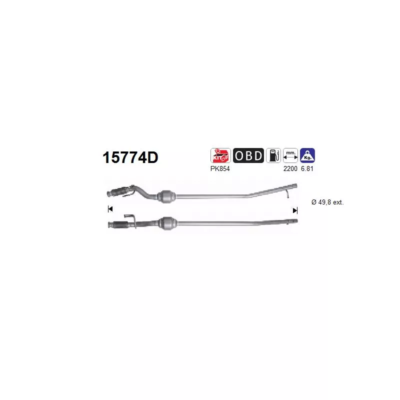 Catalyseur AS 15774D