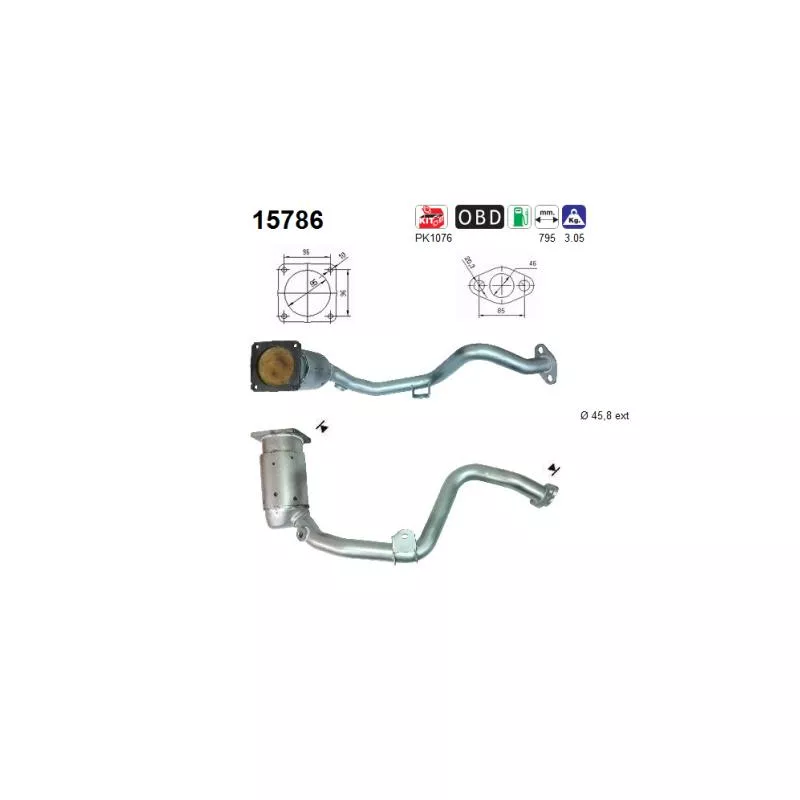 Catalyseur AS 15786
