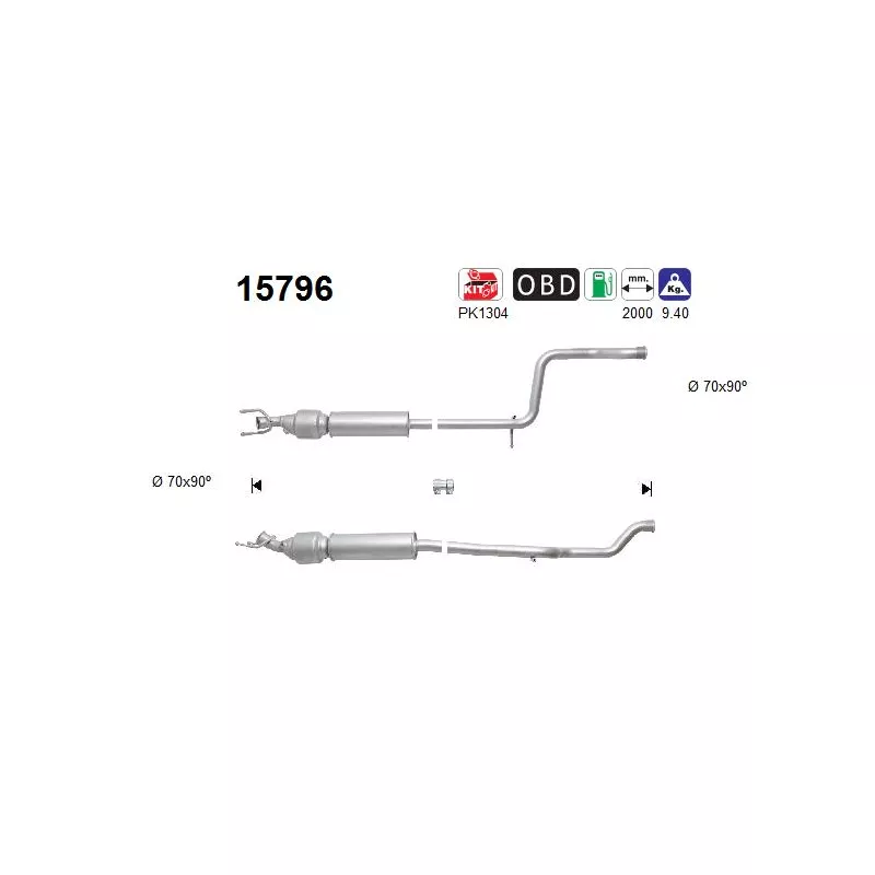 Catalyseur AS 15796