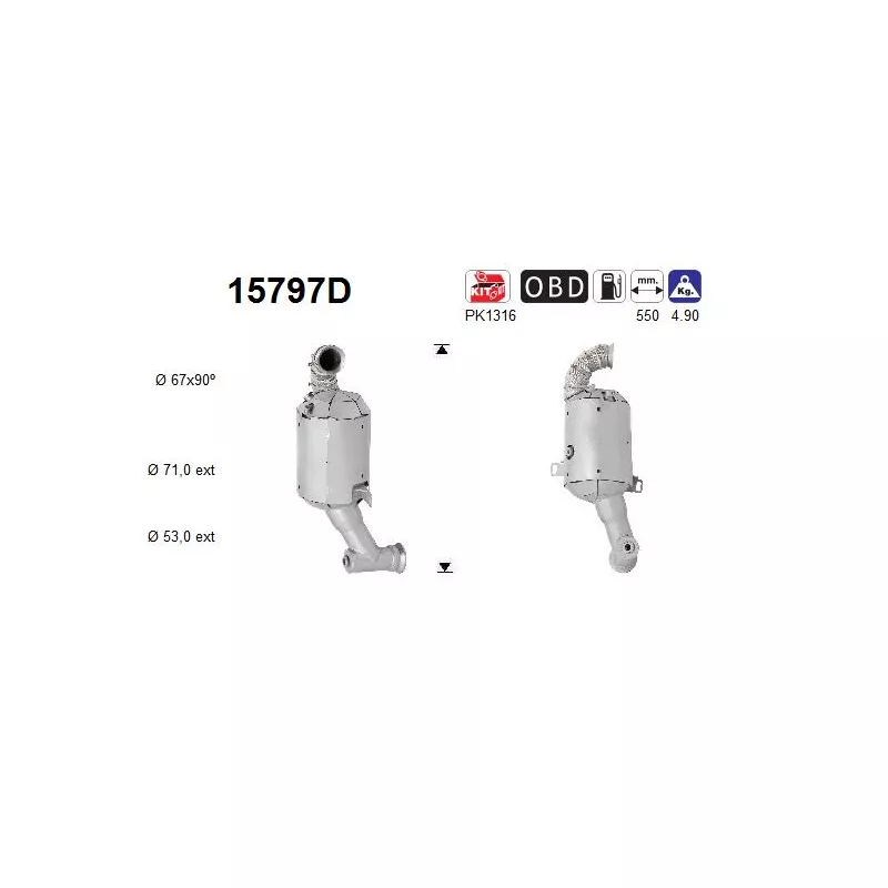 Catalyseur AS 15797D
