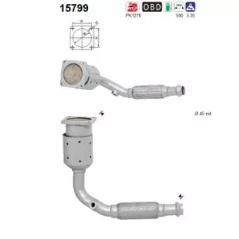 Catalyseur AS 15799