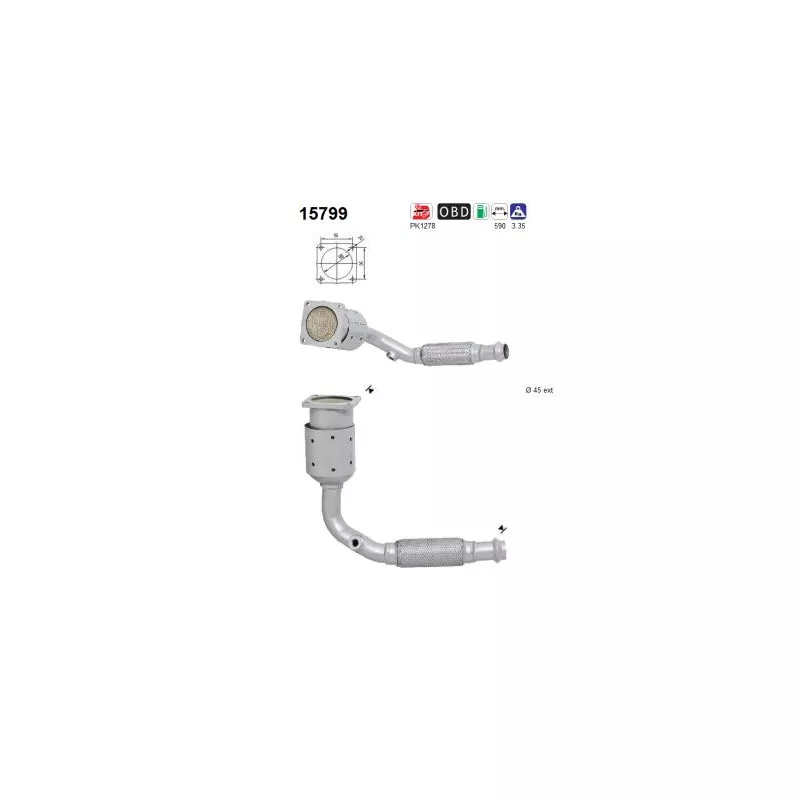 Catalyseur AS 15799
