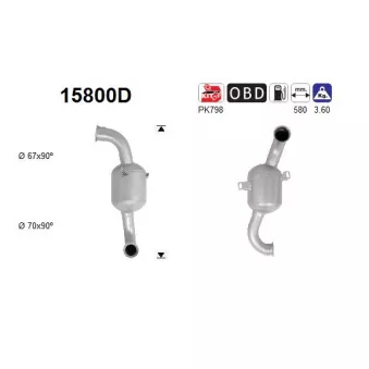 Catalyseur AS 15800D