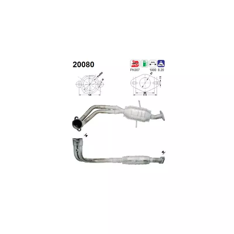 Catalyseur AS 20080