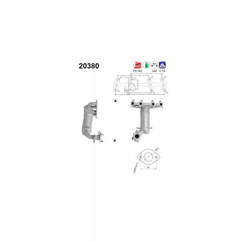 Catalyseur AS 20380