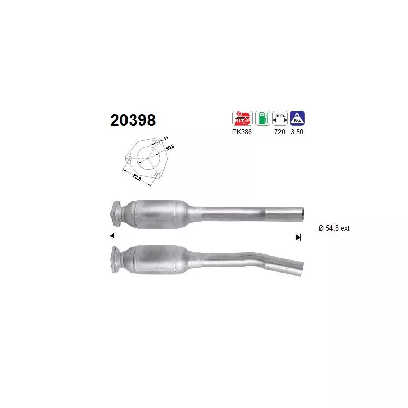 Catalyseur AS 20398