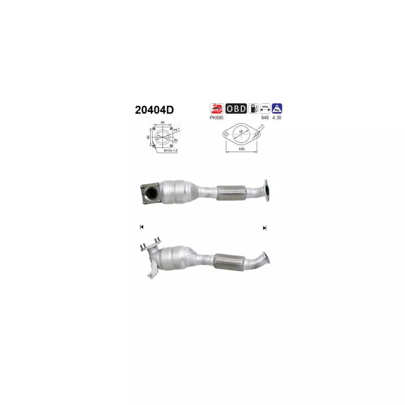 Catalyseur AS 20404D