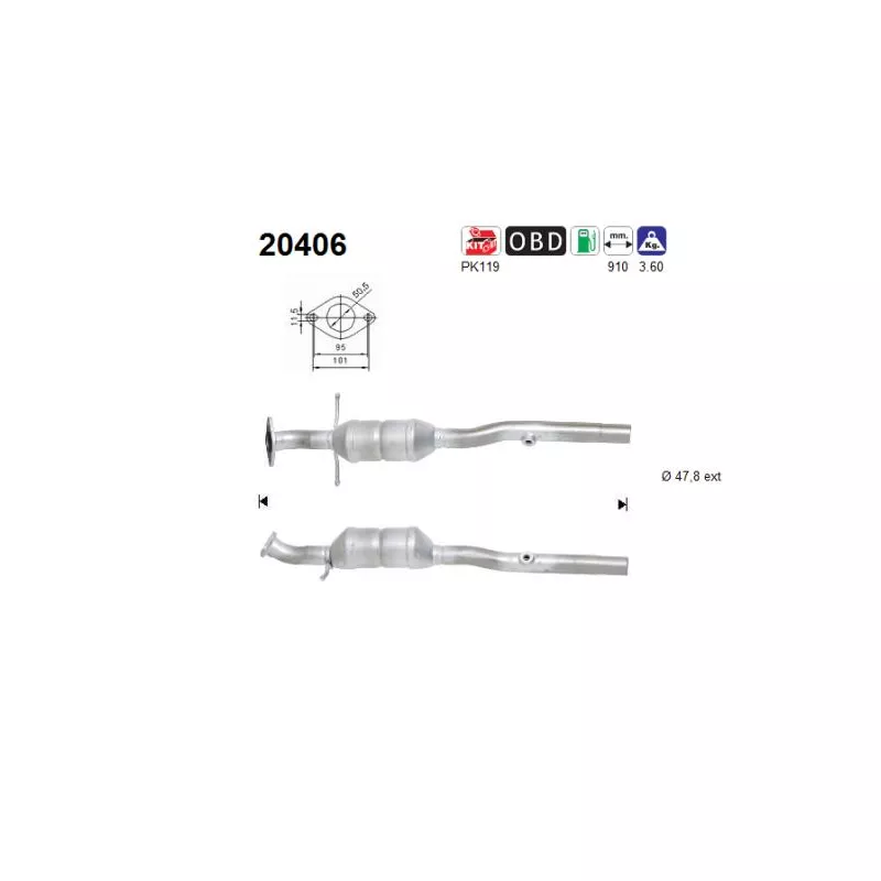 Catalyseur AS 20406