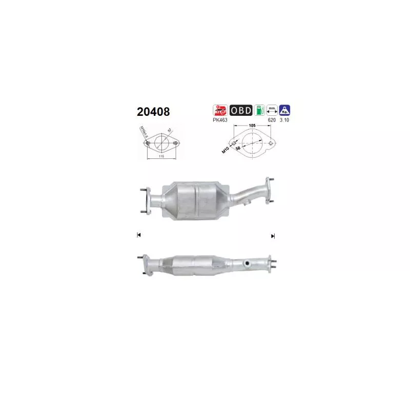 Catalyseur AS 20408