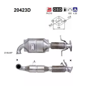 Catalyseur AS 20423D