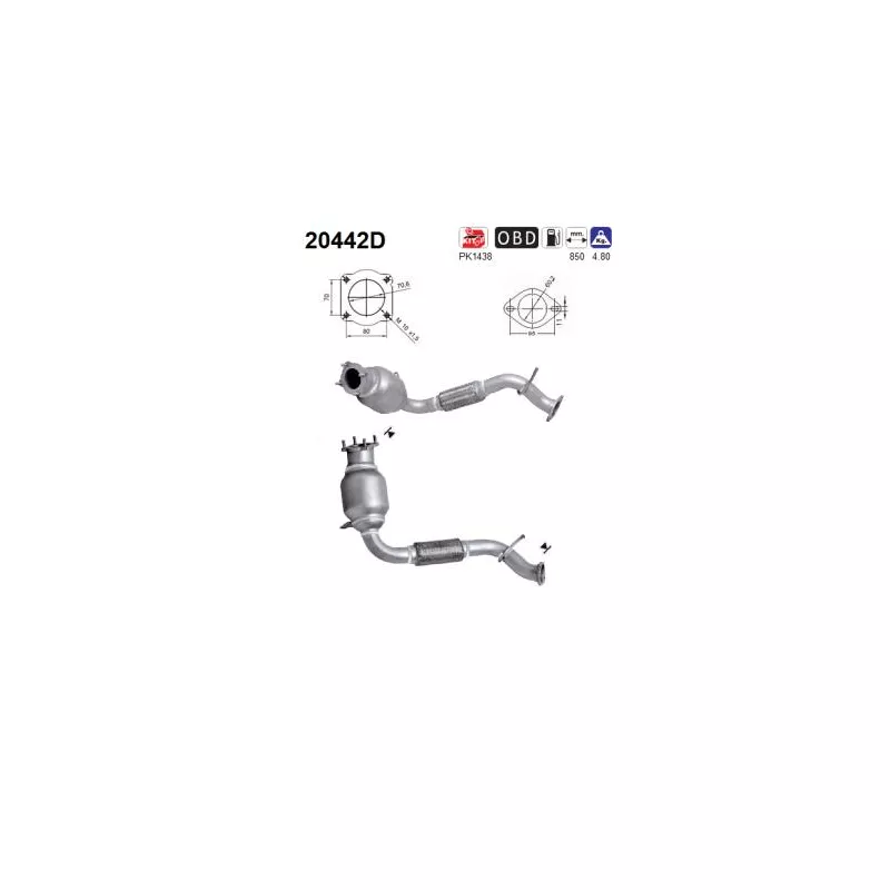 Catalyseur AS 20442D