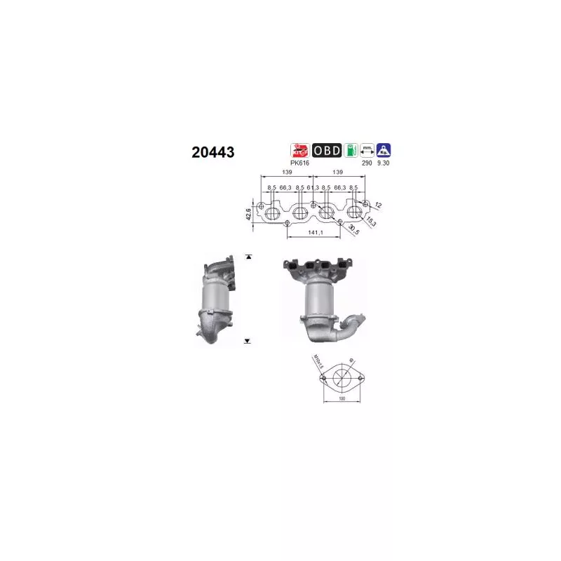 Catalyseur AS 20443