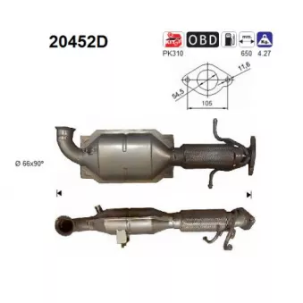 Catalyseur AS 20452D