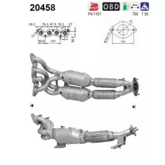 Catalyseur AS 20458