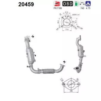 Catalyseur AS 20459
