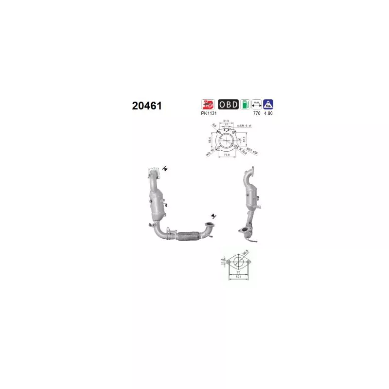 Catalyseur AS 20461