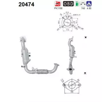 Catalyseur AS 20474