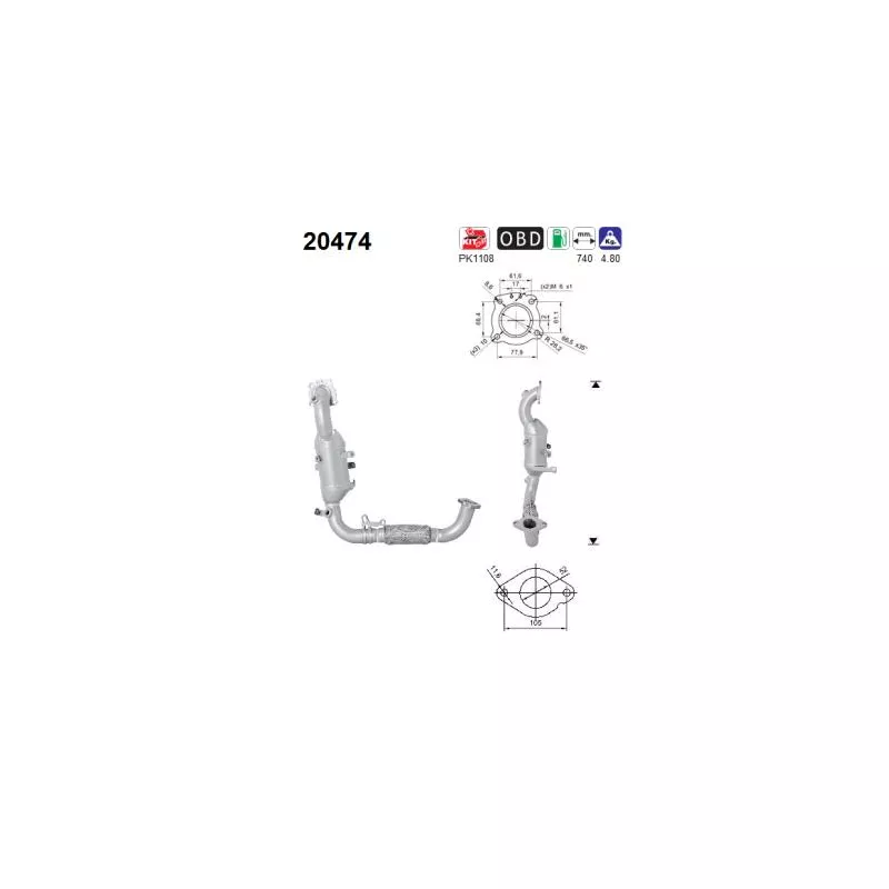 Catalyseur AS 20474