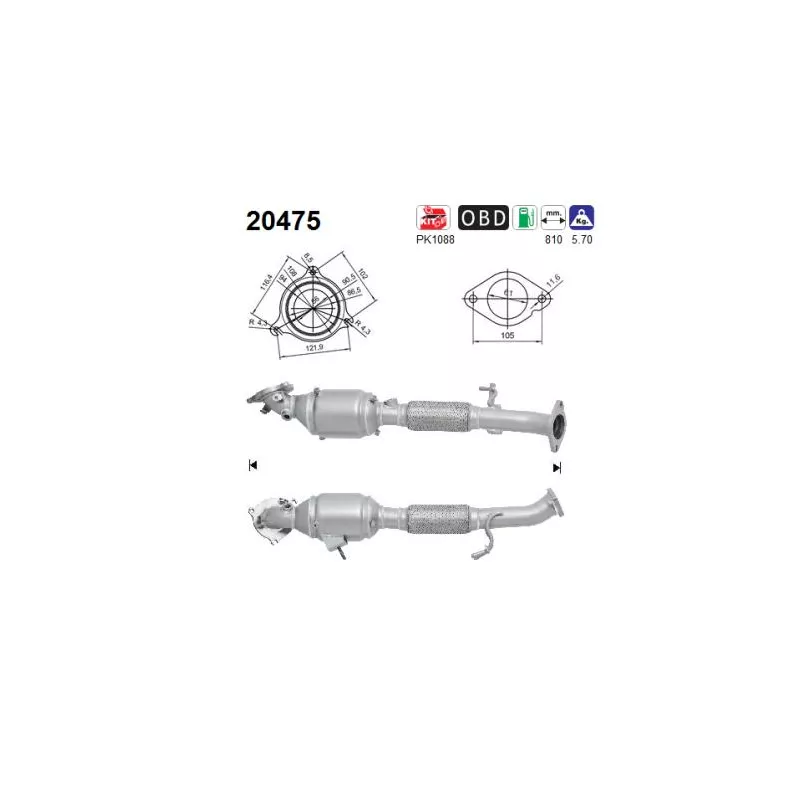 Catalyseur AS 20475