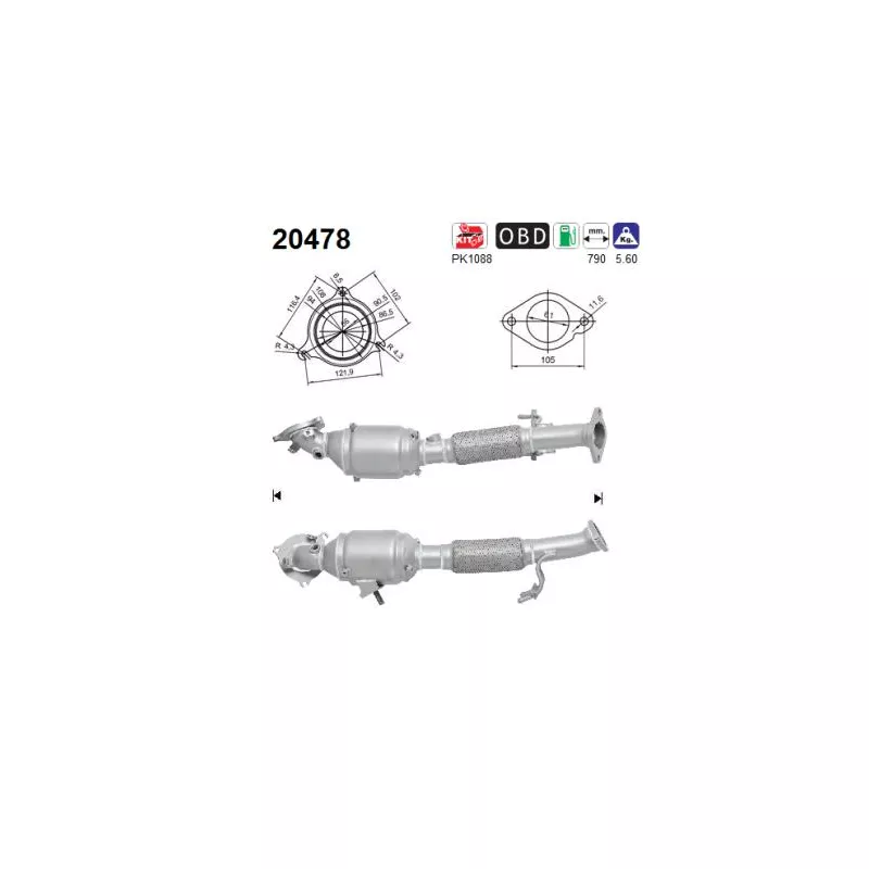 Catalyseur AS 20478