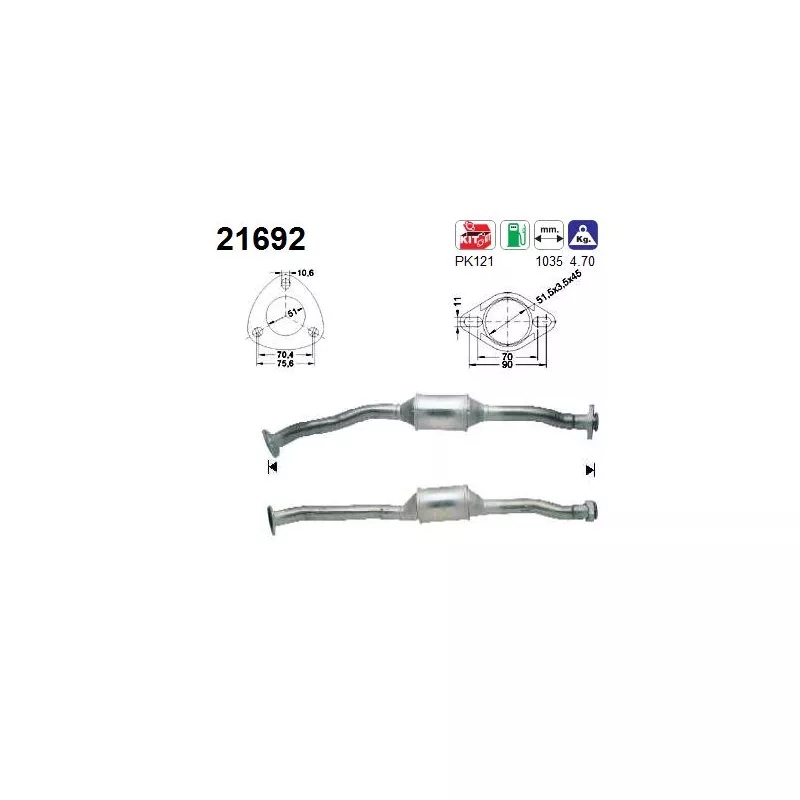 Catalyseur AS 21692