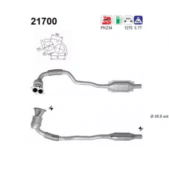Catalyseur AS 21700
