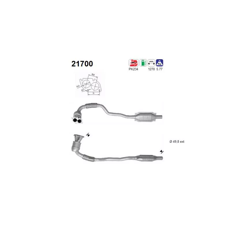 Catalyseur AS 21700