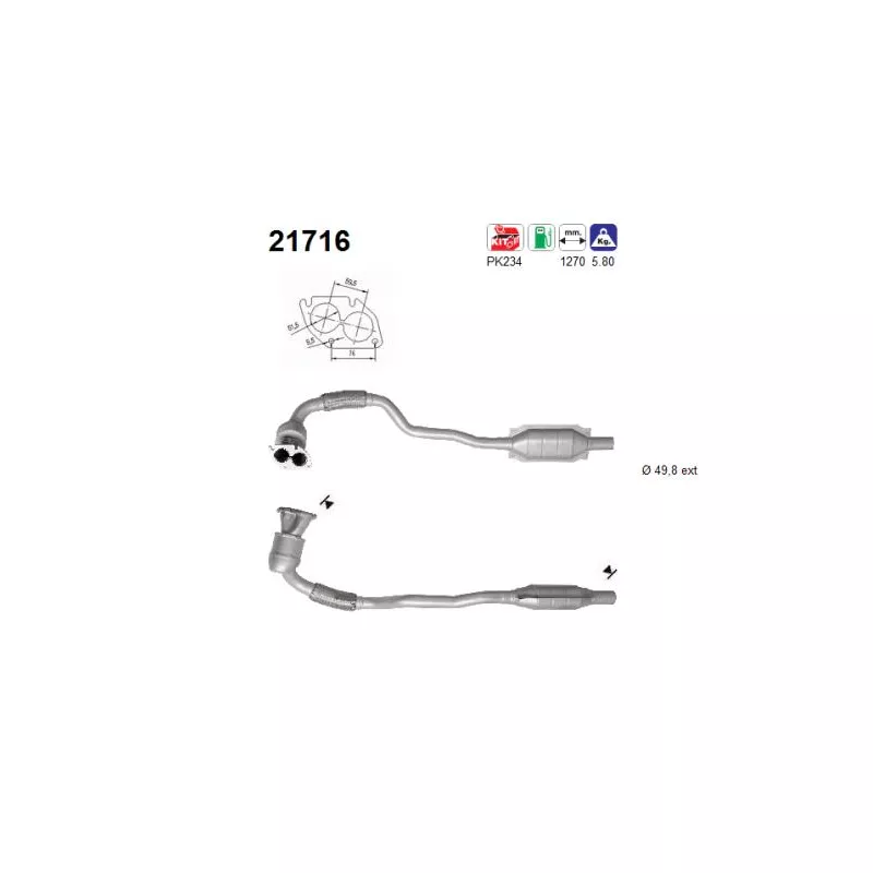 Catalyseur AS 21716