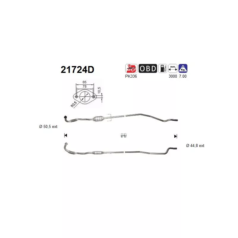 Catalyseur AS 21724D