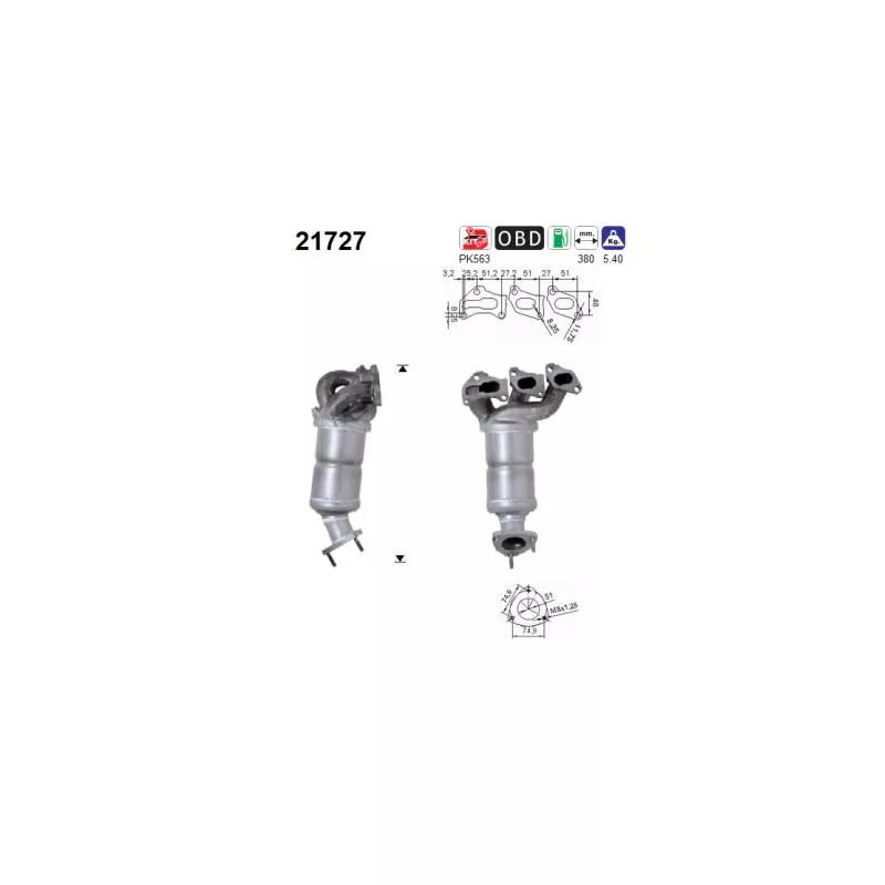 Catalyseur AS 21727