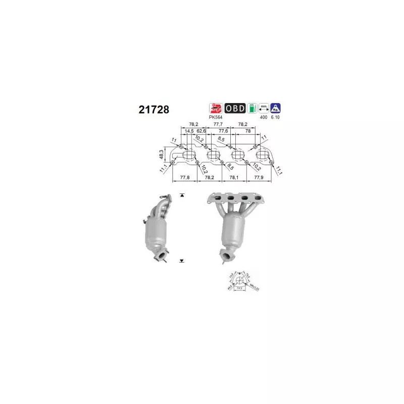 Catalyseur AS 21728