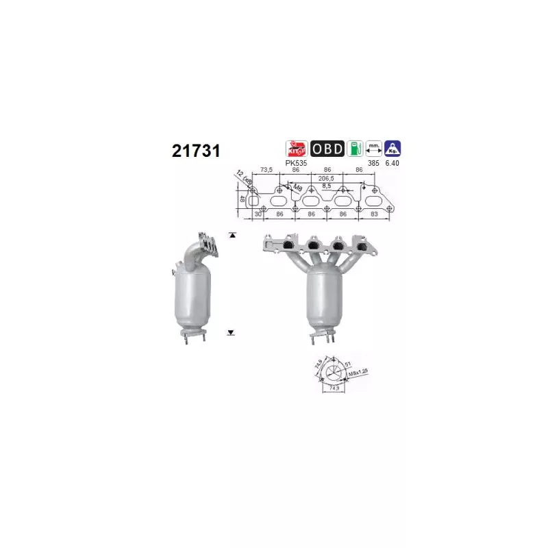 Catalyseur AS 21731