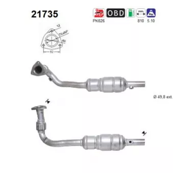Catalyseur AS 21735