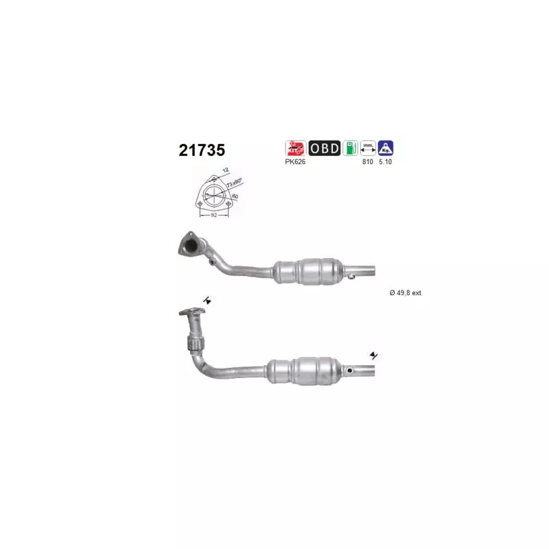Catalyseur AS 21735