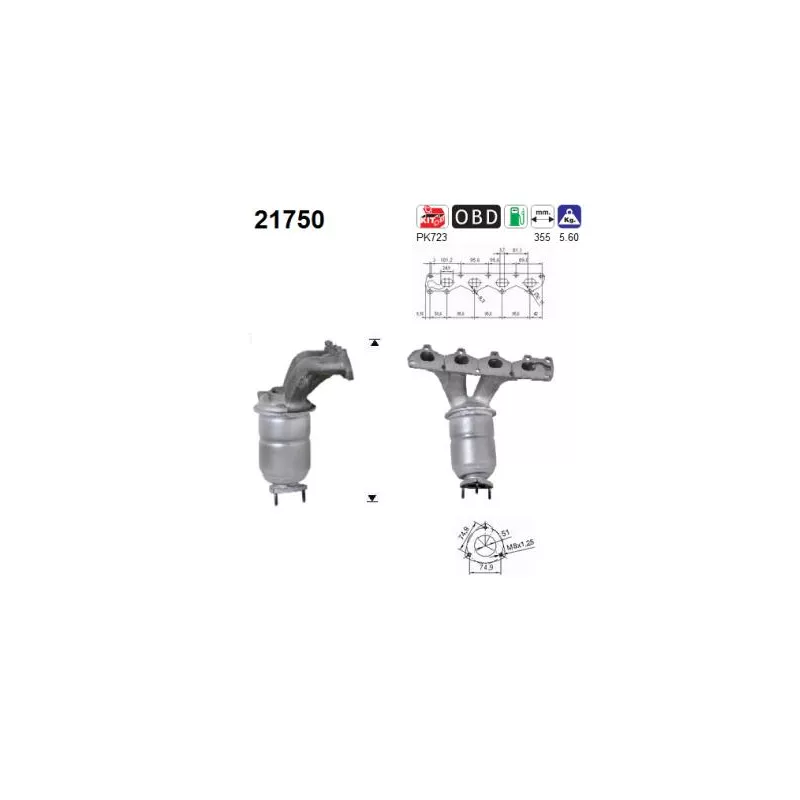 Catalyseur AS 21750
