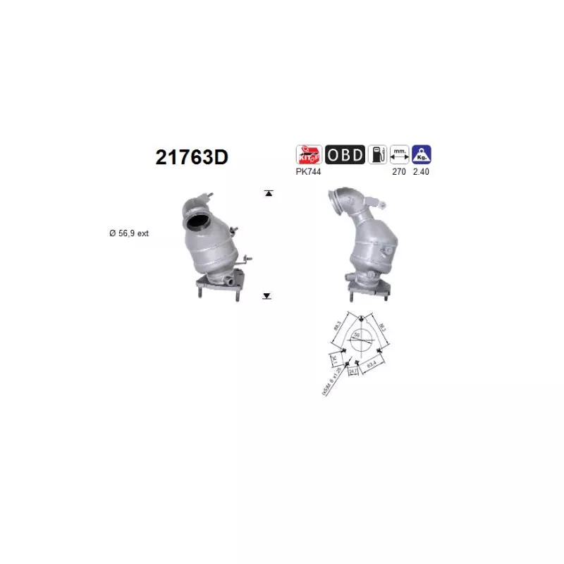 Catalyseur AS 21763D