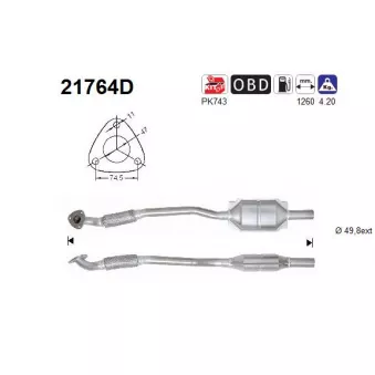 Catalyseur AS 21764D