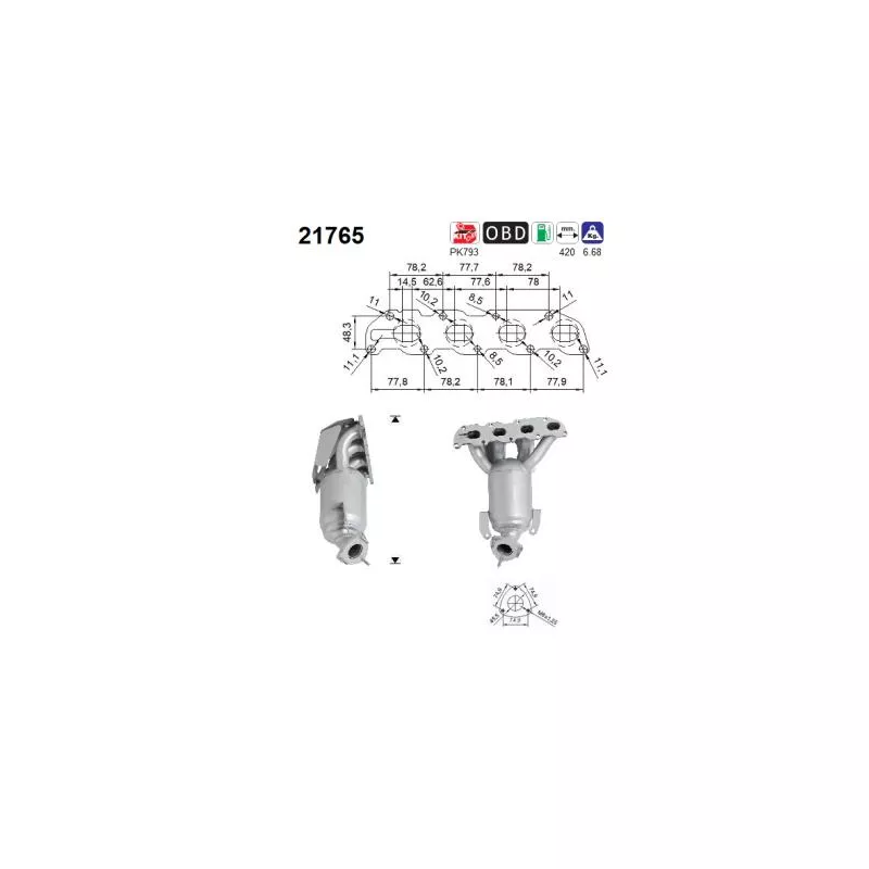Catalyseur AS 21765