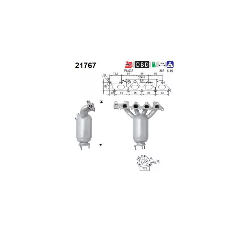 Catalyseur AS 21767