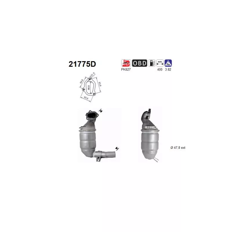 Catalyseur AS 21775D