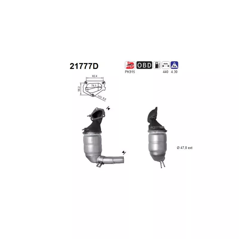 Catalyseur AS 21777D