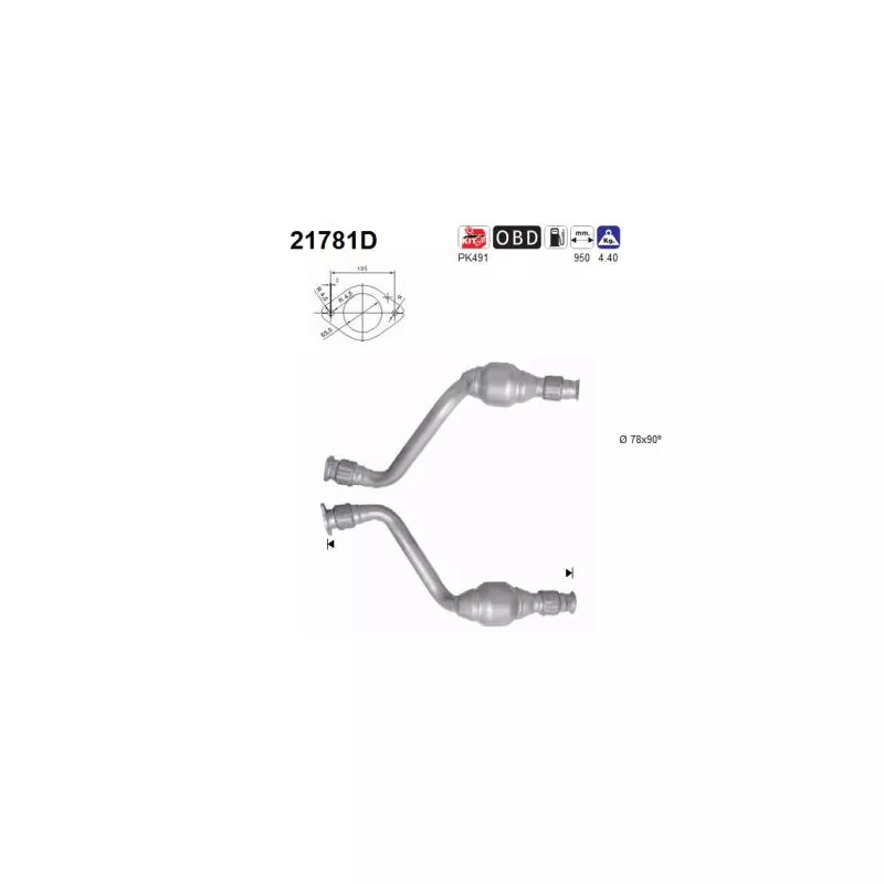 Catalyseur AS 21781D