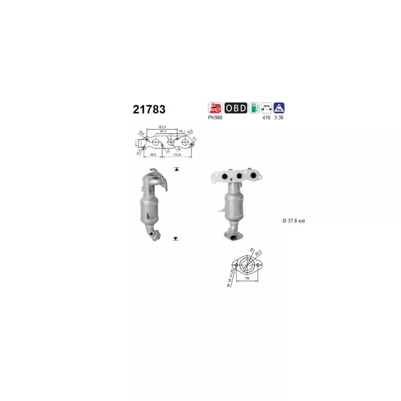 Catalyseur AS 21783
