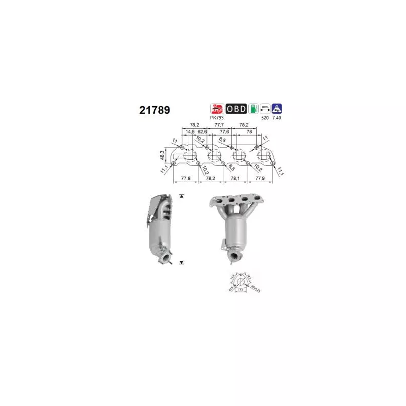 Catalyseur AS 21789