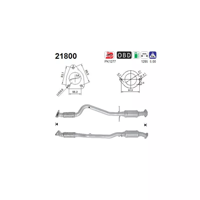 Catalyseur AS 21800