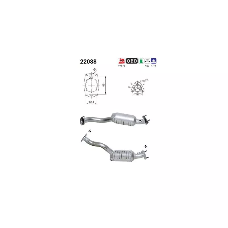 Catalyseur AS 22088